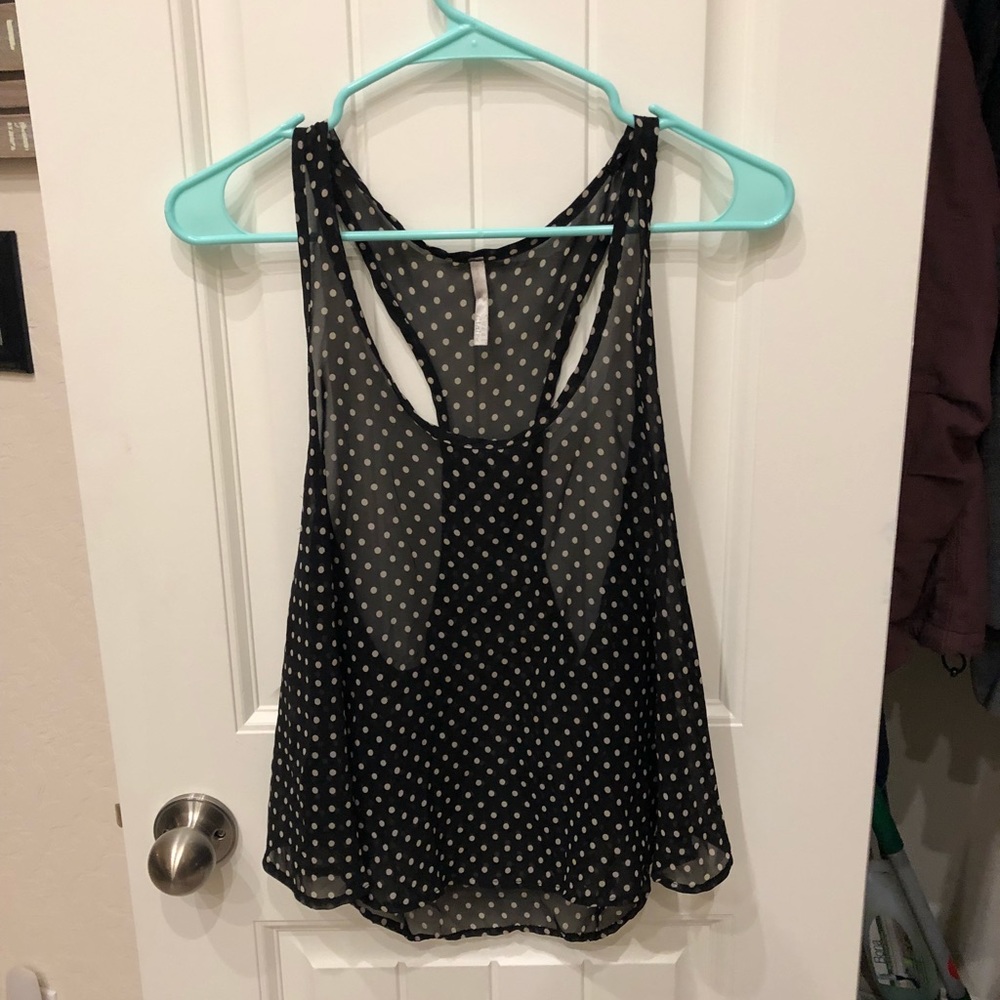 Polka dot top